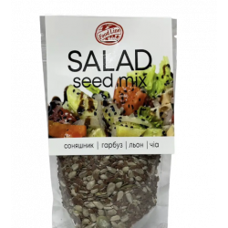 Суміш для салатів Salad seed mix соняшник гарбуз льон чіа 125г ТМ Food Line