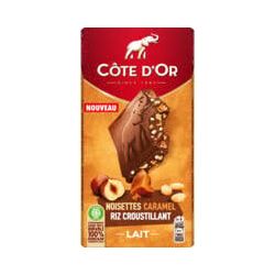Шоколад NOISETTES CARAMEL LAIT170г ТМ Côte d'Or