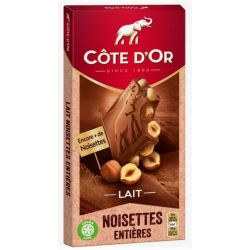 Шоколад NOISETTES ENTIÈRES TABL 180г ТМ Côte d'Or