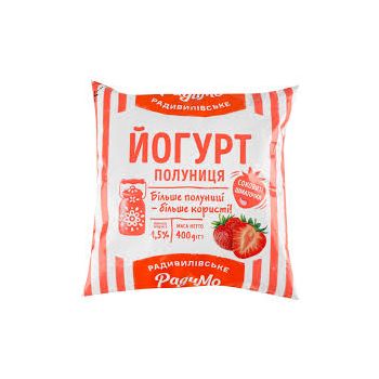 Йогурт питний в асортименті 2% 400г ТМ Радимо